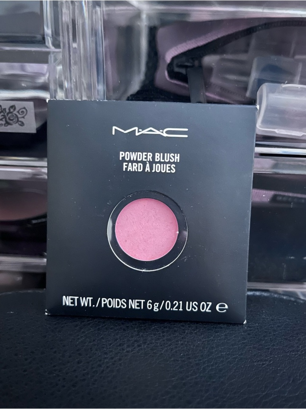 🔥⭐️ MAC Cosmetics Pro Blush ROSY OUTLOOK (HTF). LIGHTLY SWATCH. SEND OFFERS